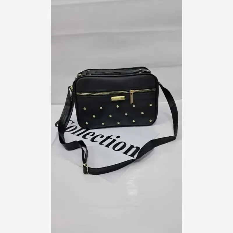 کیف دوشی ماهک چرم سایز 15 در 20