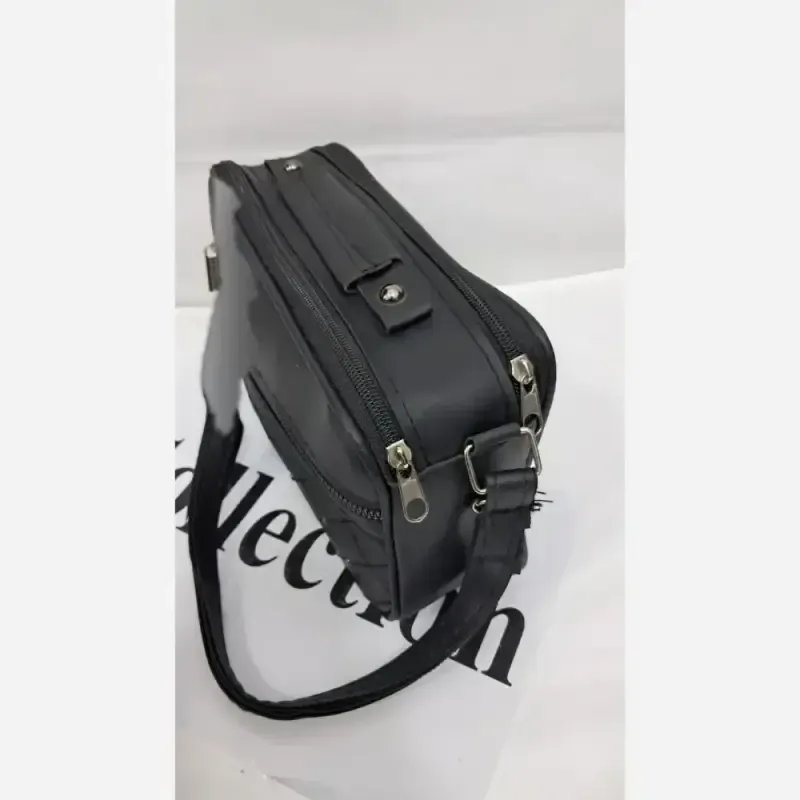 کیف دوشی ماهک چرم سایز 15 در 20