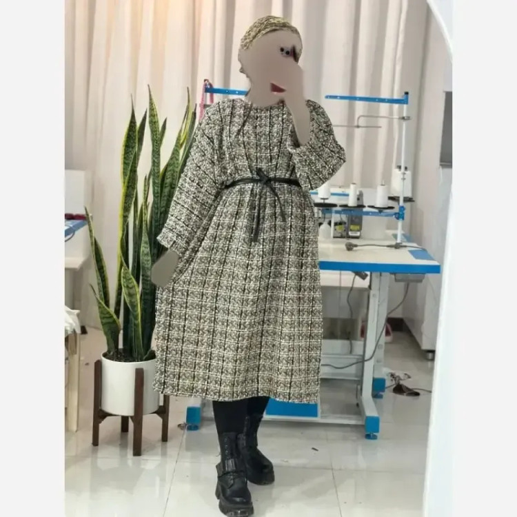 کفتان شنل وارداتی هلن جنس شنل زربافت ضخیم ترک
