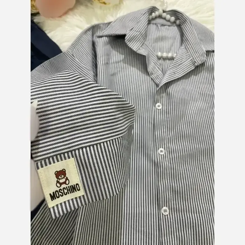 ست مانتو شلوار پوپلین و الیاف Moschino فری سایز تا 46