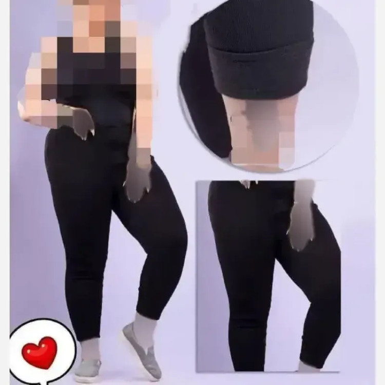 شلوار گرمکن توکرکی کبریتی زنانه نخ اکرلیک ترک فری سایز