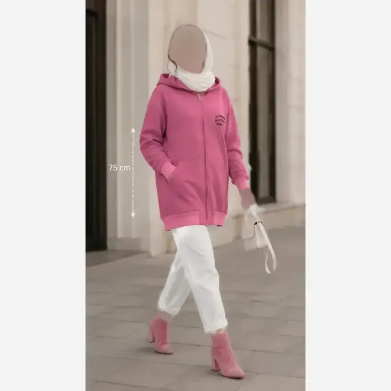 سویشرت کالیفورنیا دورس تو کرکی جیب دار فری سایز 38 تا 48