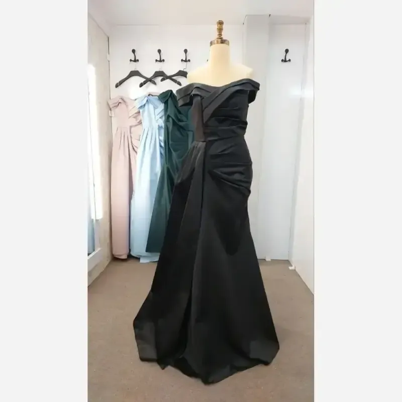 ماکسی مجلسی زنانه مدل تیارا ساتن آمریکایی قد 155