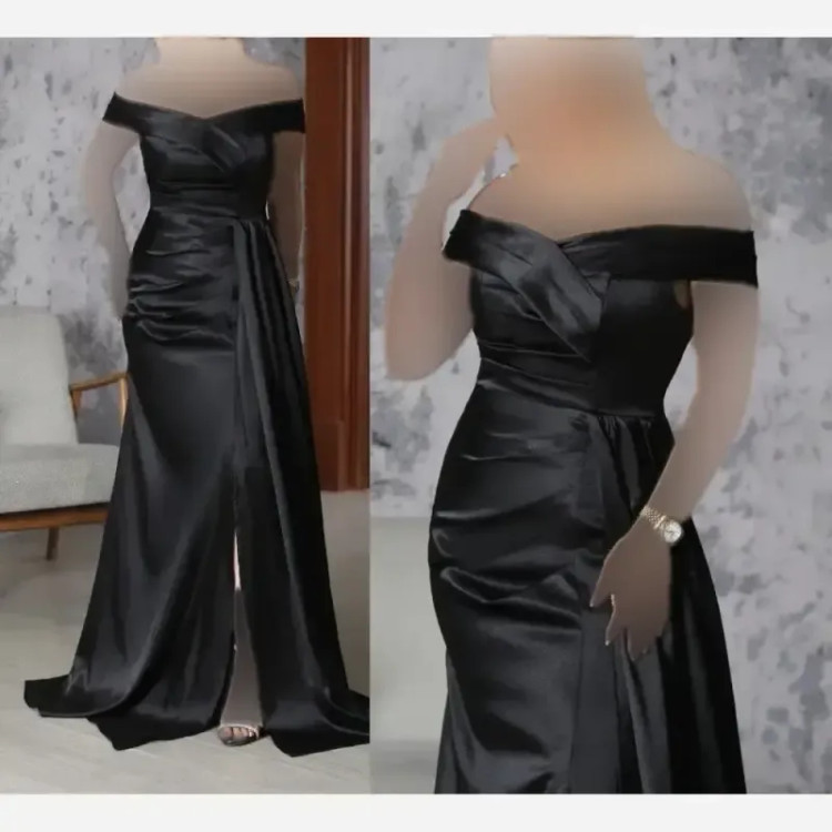 ماکسی مجلسی زنانه مدل تیارا ساتن آمریکایی قد 155