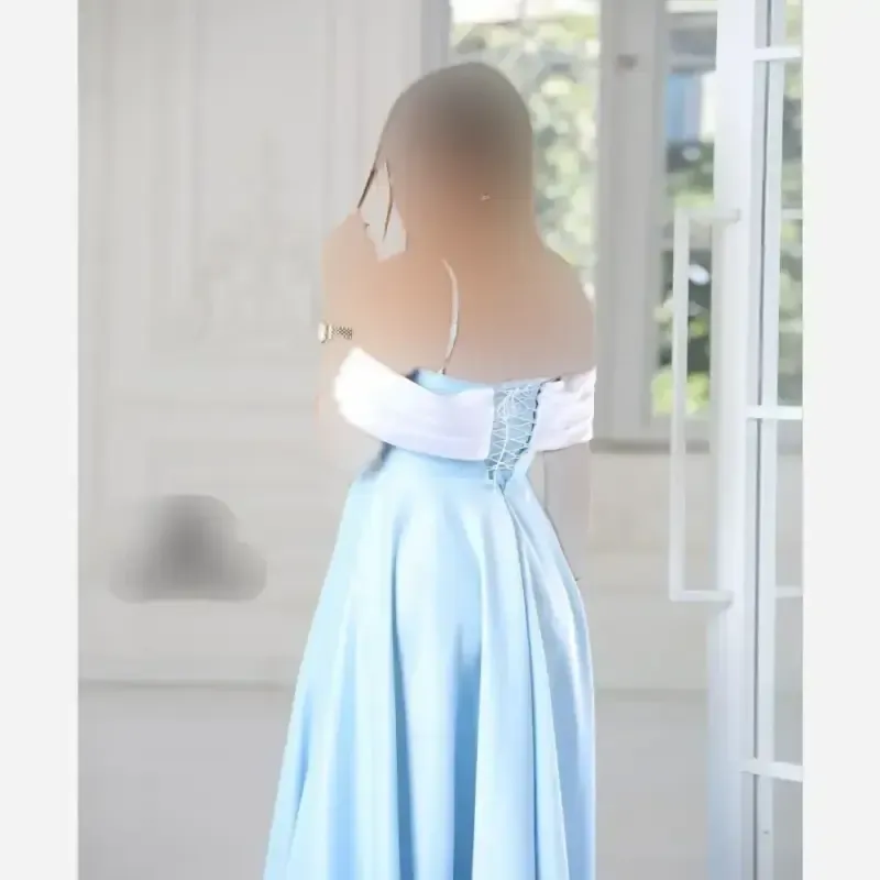 پیراهن مدل دایانا پارچه ساتن آمریکایی سایز 36 تا 48 رنگ صورتی آسمونی مشکی