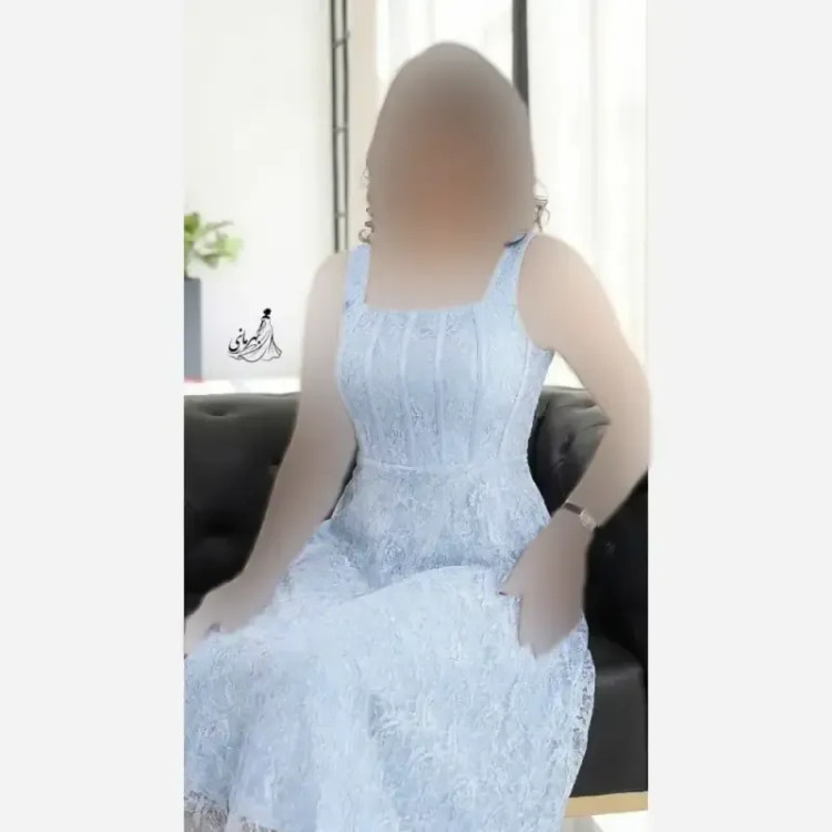 پیراهن مجلسی زنانه دانتل کاپدار فنر دوزی شده مدل سلین