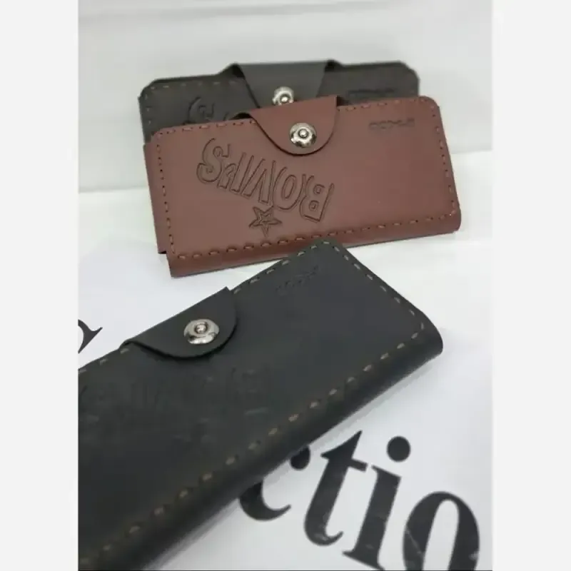 کیف پول مردانه چرم سایز 13 در 8 با جا کارتی