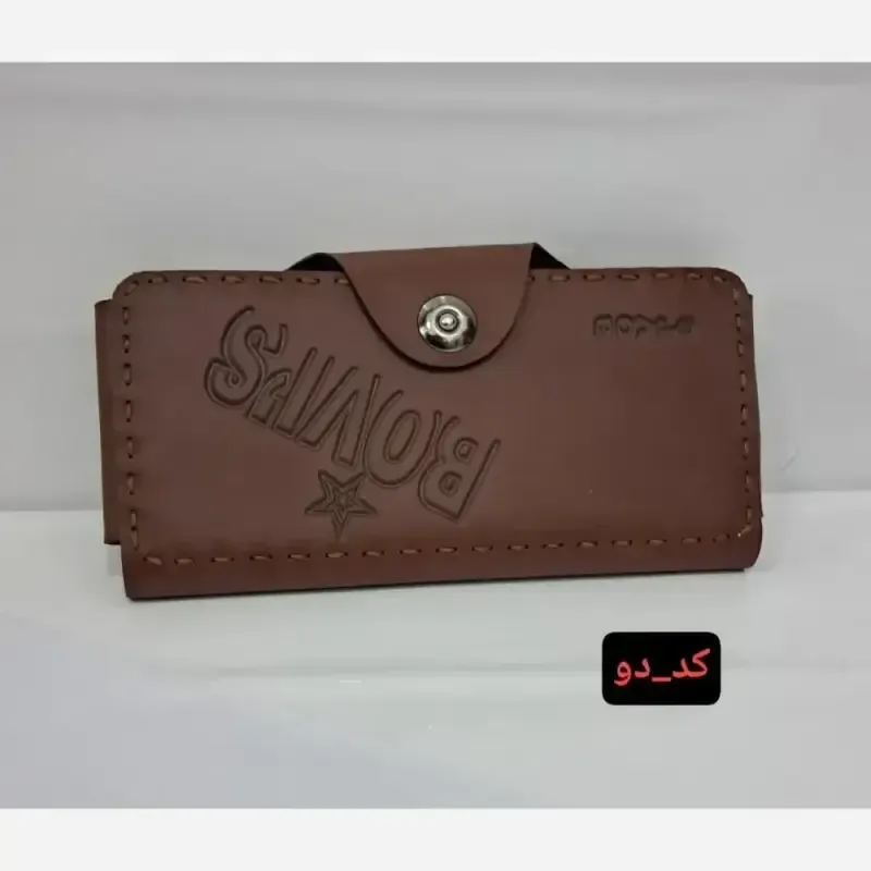 کیف پول مردانه چرم سایز 13 در 8 با جا کارتی