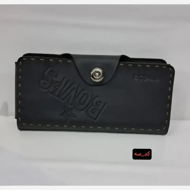 کیف پول مردانه چرم سایز 13 در 8 با جا کارتی
