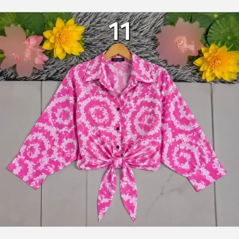 شومیز گره ای الیزه درجه یک فری سایز مناسب سایز 38 تا 50