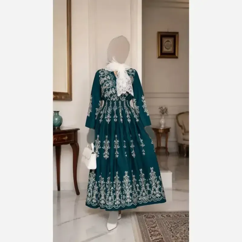 پیراهن ساحلی ترمه فلور بوگاتی فری سایز 38 تا 52
