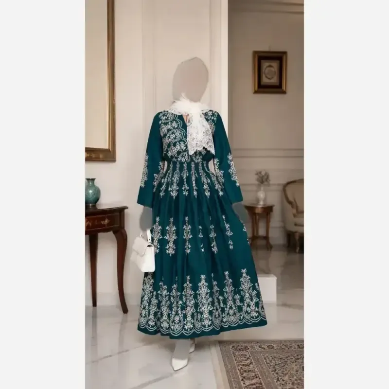 پیراهن ساحلی ترمه فلور بوگاتی فری سایز 38 تا 52