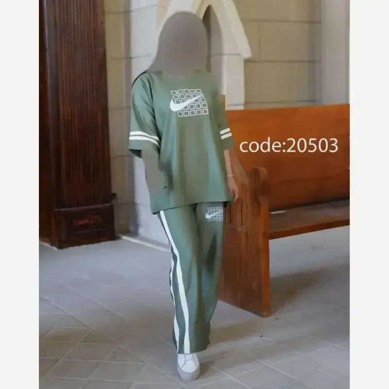 ست تونیک شلوار پاییزه مازراتی کجراه سایز 38 تا 48
