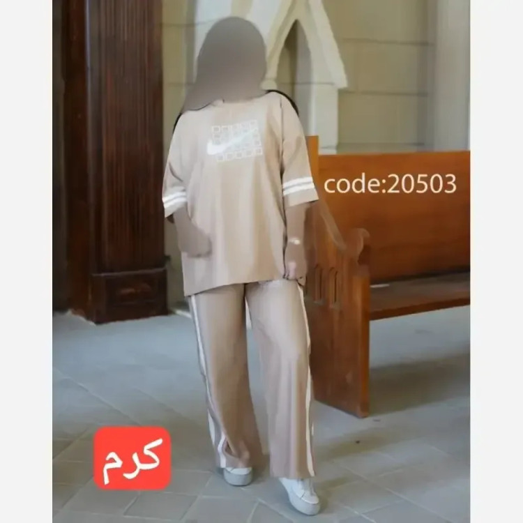ست تونیک شلوار پاییزه مازراتی کجراه سایز 38 تا 48