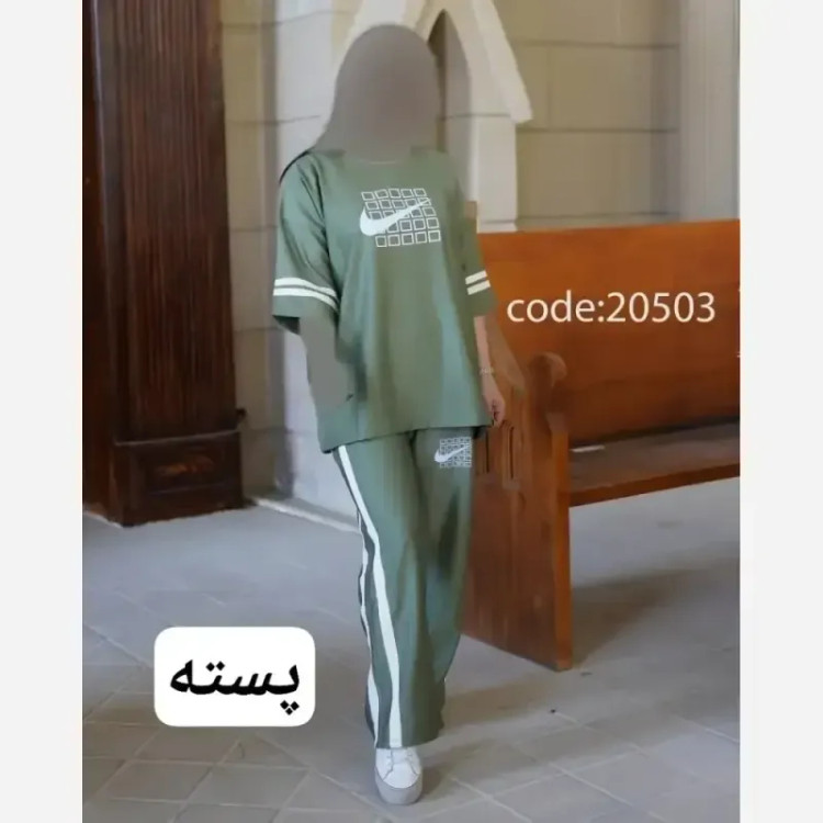 ست تونیک شلوار پاییزه مازراتی کجراه سایز 38 تا 48