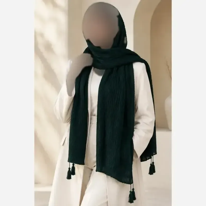 شال پلیسه براشکا وارداتی ابعاد 200 در 60 سانت