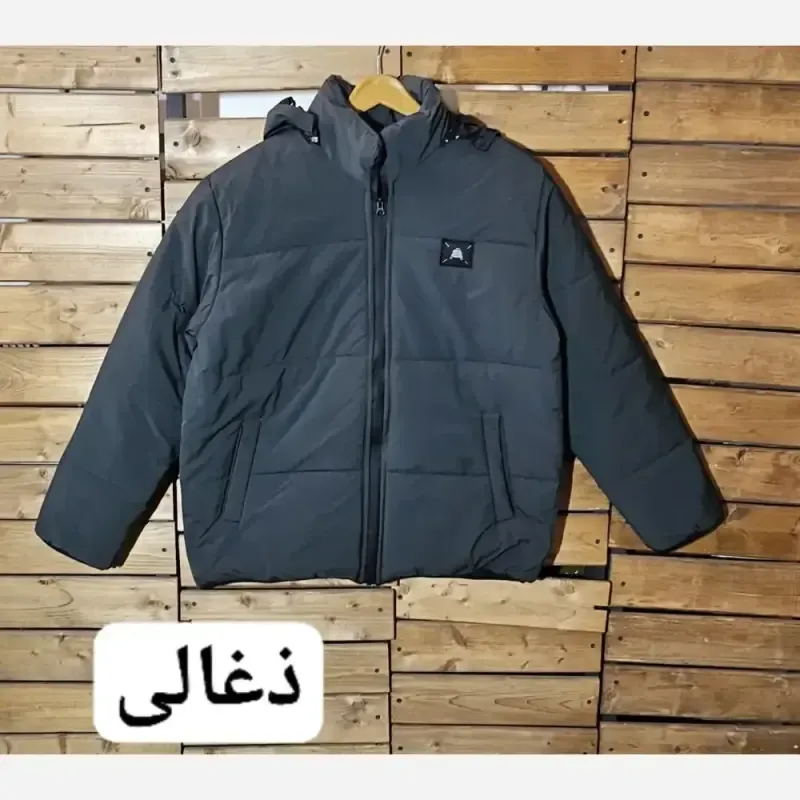 کاپشن باکسی مردانه برزنتی ضخیم