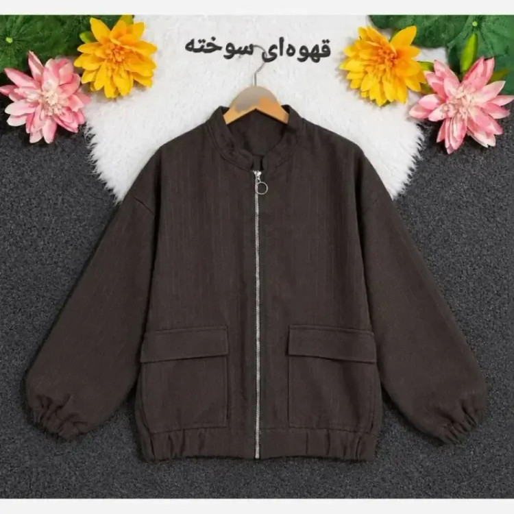 بامبر فلونزی ضخیم گرم زنانه مناسب پاییز فری سایز