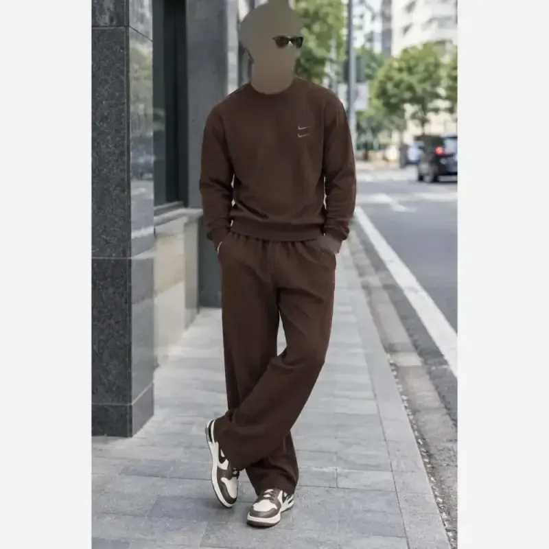 ست بلوز و شلوار کبریتی ضخیم زنانه سایز بزرگ