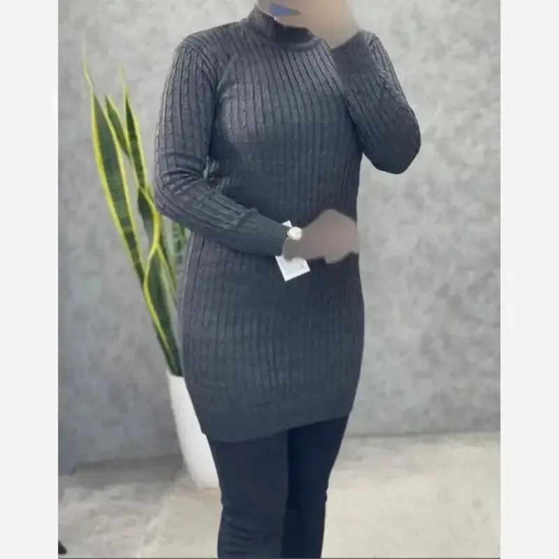 بلوز گپ مارپیچ بافت آکریلیک فری سایز زنانه