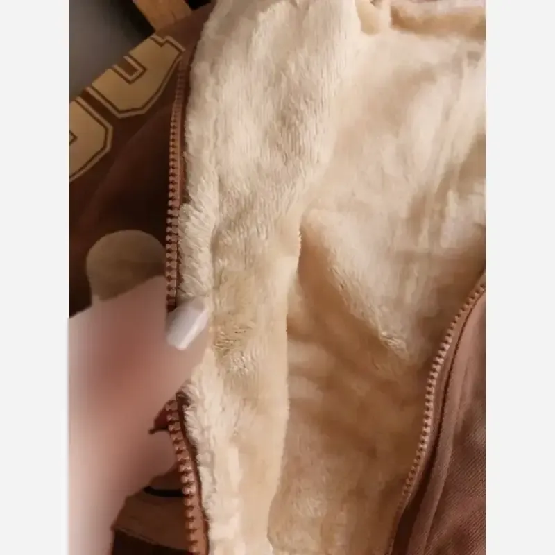 کاپشن تدی بچه گانه کتان داخل خز گرم بالا