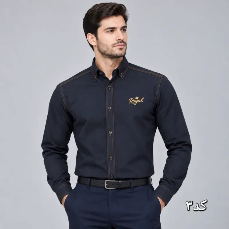پیراهن مردانه بنگال کشی اندامی سایز L تا 2XL