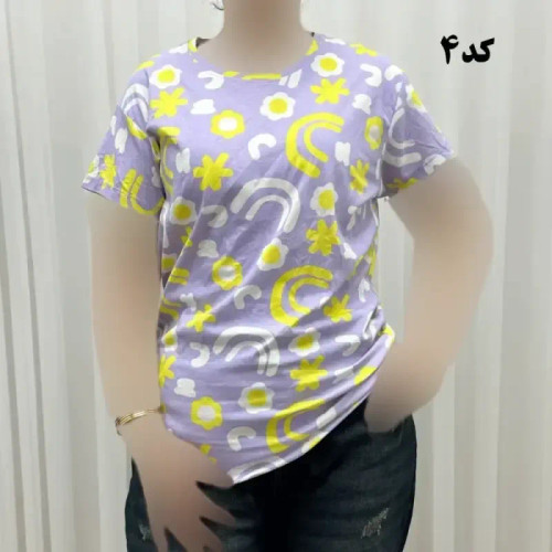 تیشرت طرحدار H&M کد 1170 آبرفت و رنگ رفت ندارد چروک نمیشود سایزبندی کامل S تا XXXL